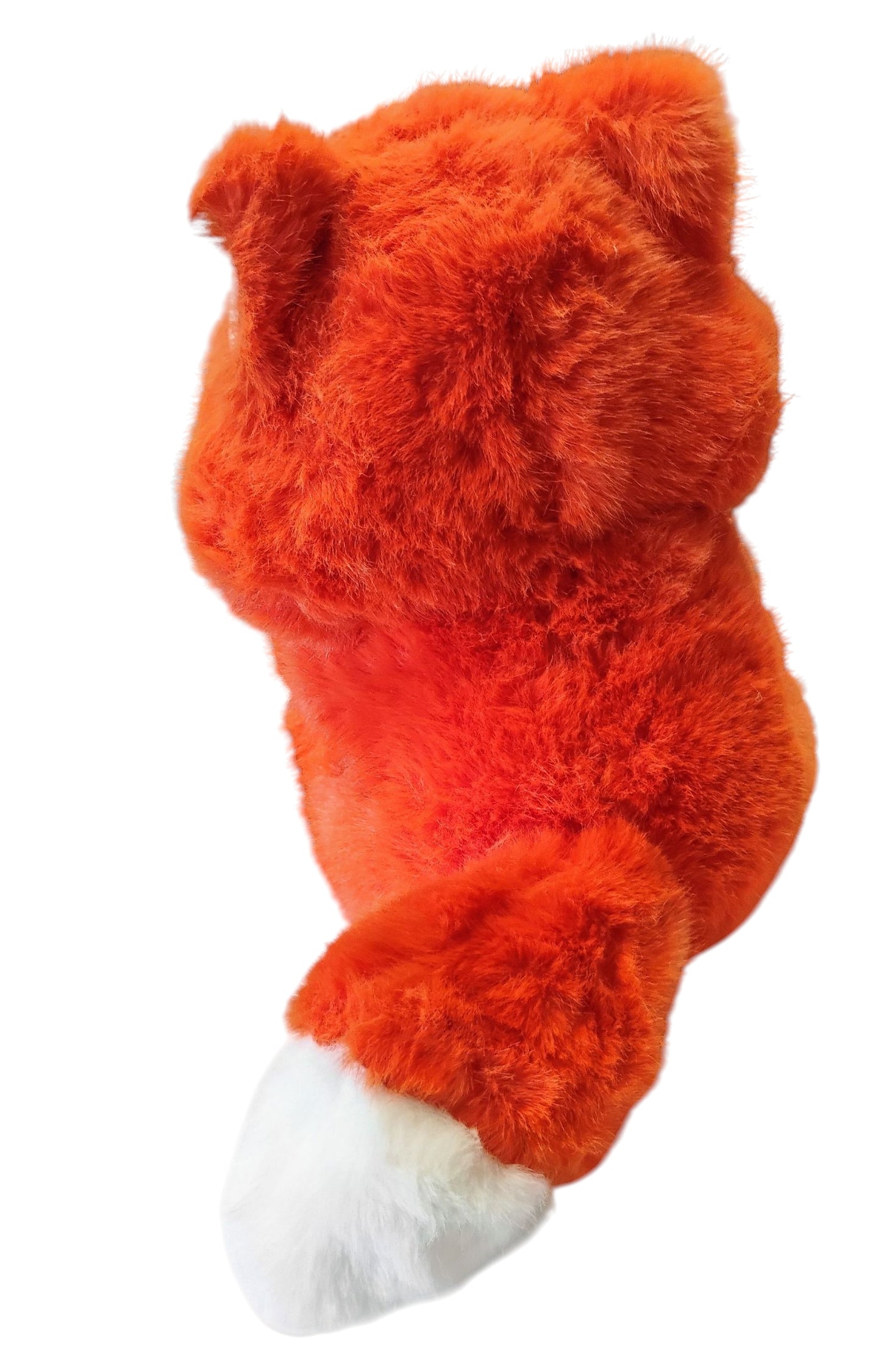 PLUSZOWY LISEK Z CZERWONYM SERCEM MEGA -PUSZYSTA MASKOTKA 24CM E2742 EMAJ