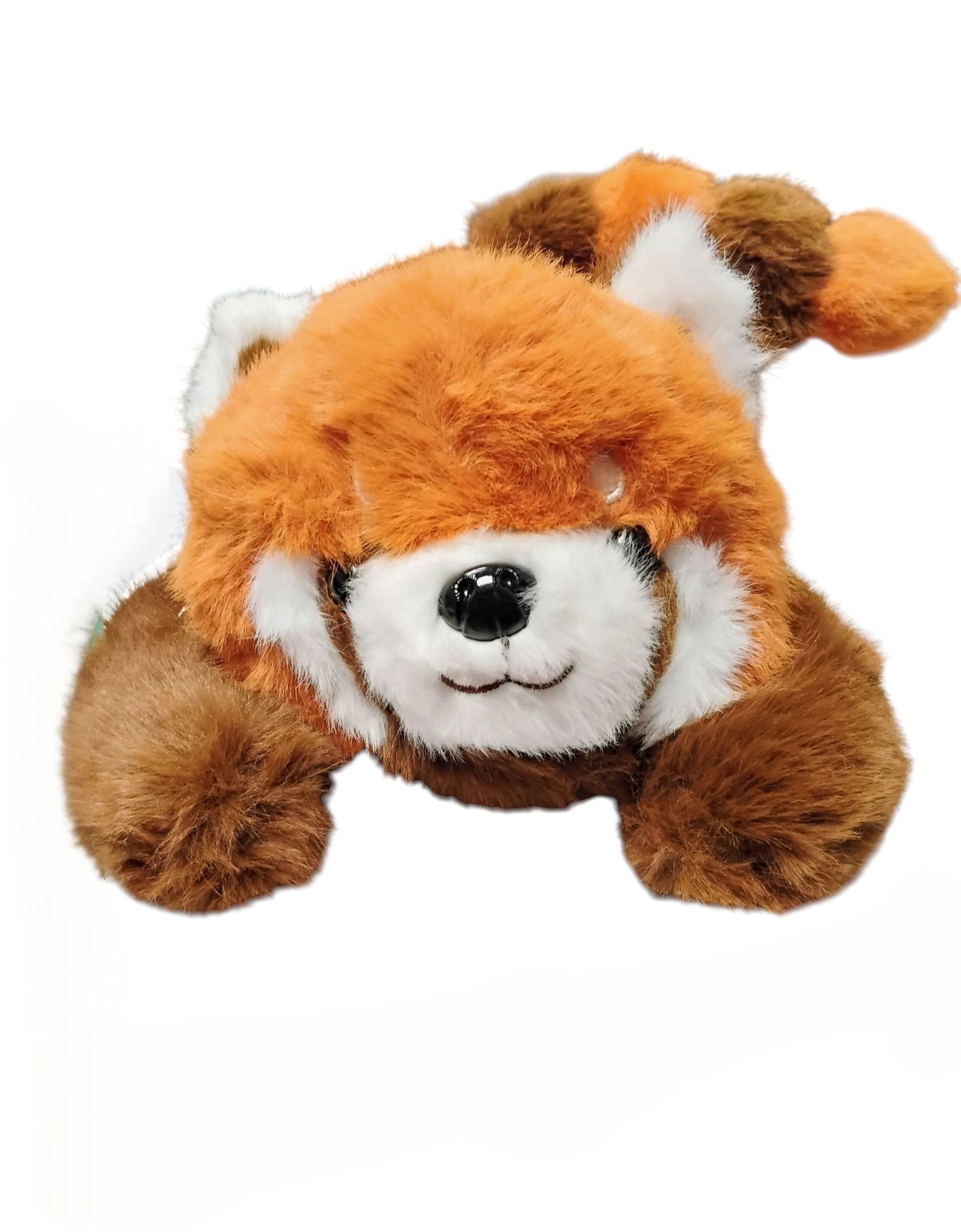 PLUSZOWA PANDA CZERWONA 29cm – SUPER MIĘKKA MASKOTKA DLA DZIECI E2741 EMAJ