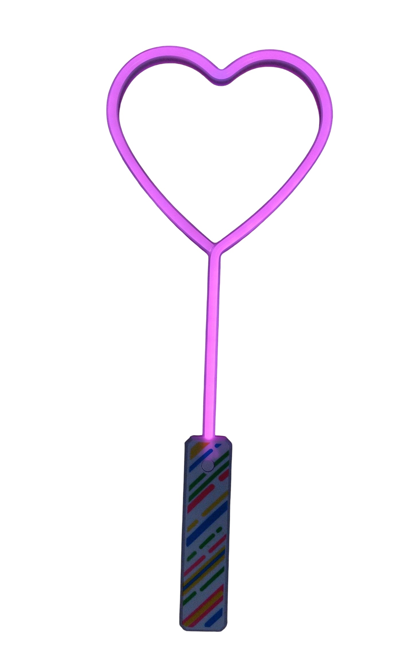 RÓŻDŻKA SERCE MOCNY LED 46CM MIX KOLORÓW 3TRYBY ŚWIECENIA E2117 EMAJ
