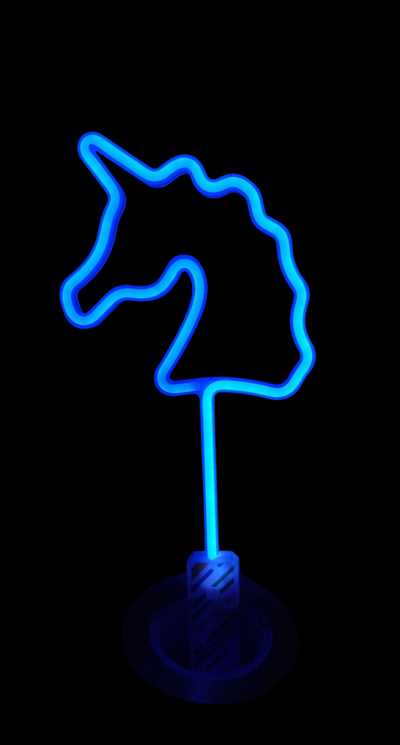 RÓŻDŻKA LED NEON JEDNOROŻEC 46cm 3 KOLORY HIT IMPREZA ZABAWA E2115 EMAJ