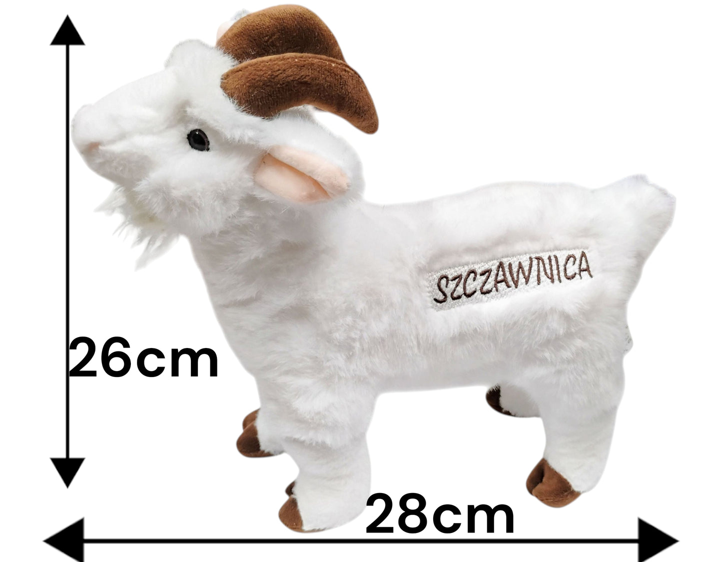 MASKOTKA BECZĄCA KOZA 28CM KÓZKA ZAKOPANE SZCZAWNICA 2 KOLORY E2718 EMAJ