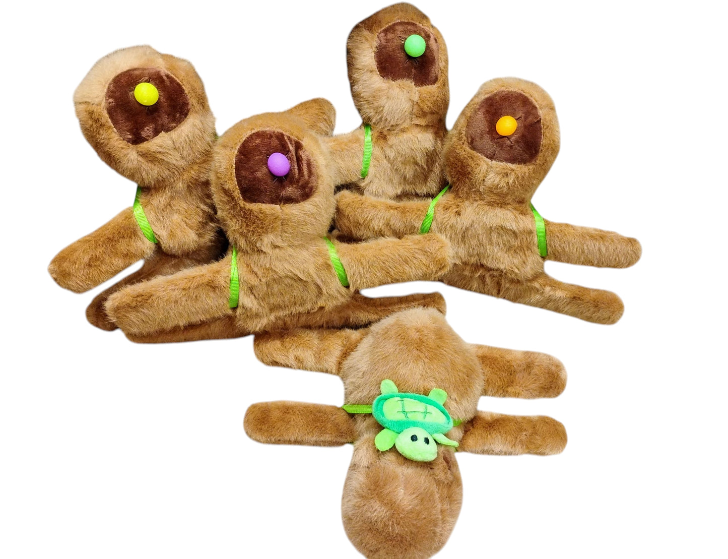 MASKOTKA OPASKA NA RĘKĘ KAPIBARA Z KOLOROWYM BALONIKIEM 18CM E2766 EMAJ