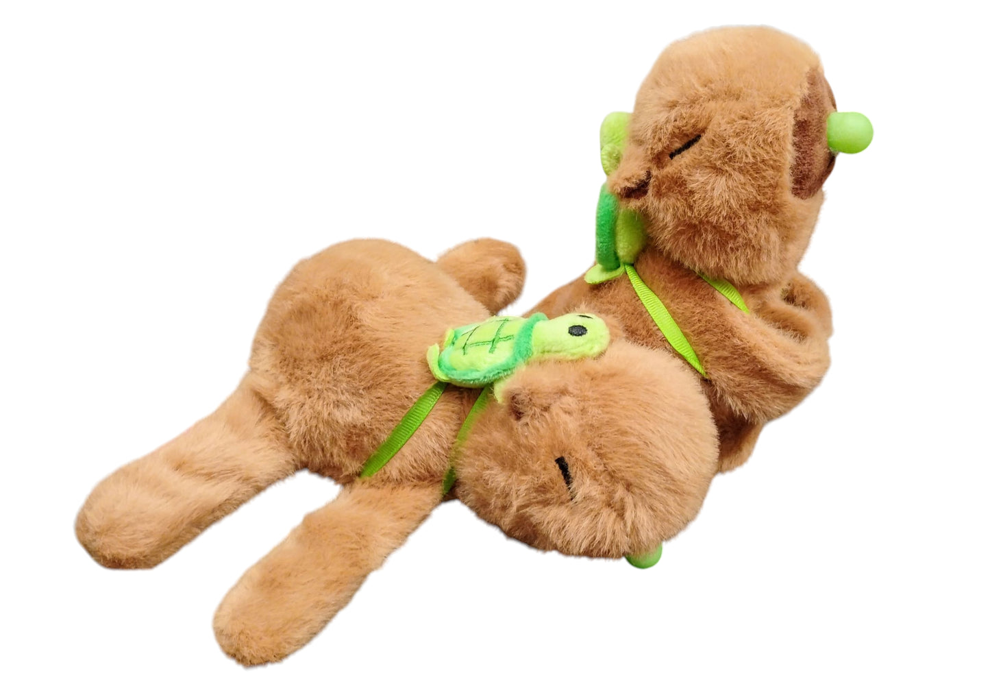 MASKOTKA OPASKA NA RĘKĘ KAPIBARA Z KOLOROWYM BALONIKIEM 18CM E2766 EMAJ