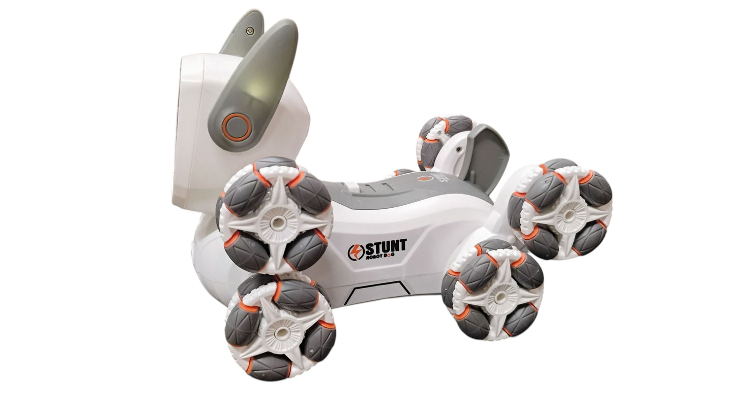 RC ROBOT DOG 8-KOŁOWY INTERAKTYWNY PIES ZDALNIE STEROWANY 2.4GHz E2572 EMAJ