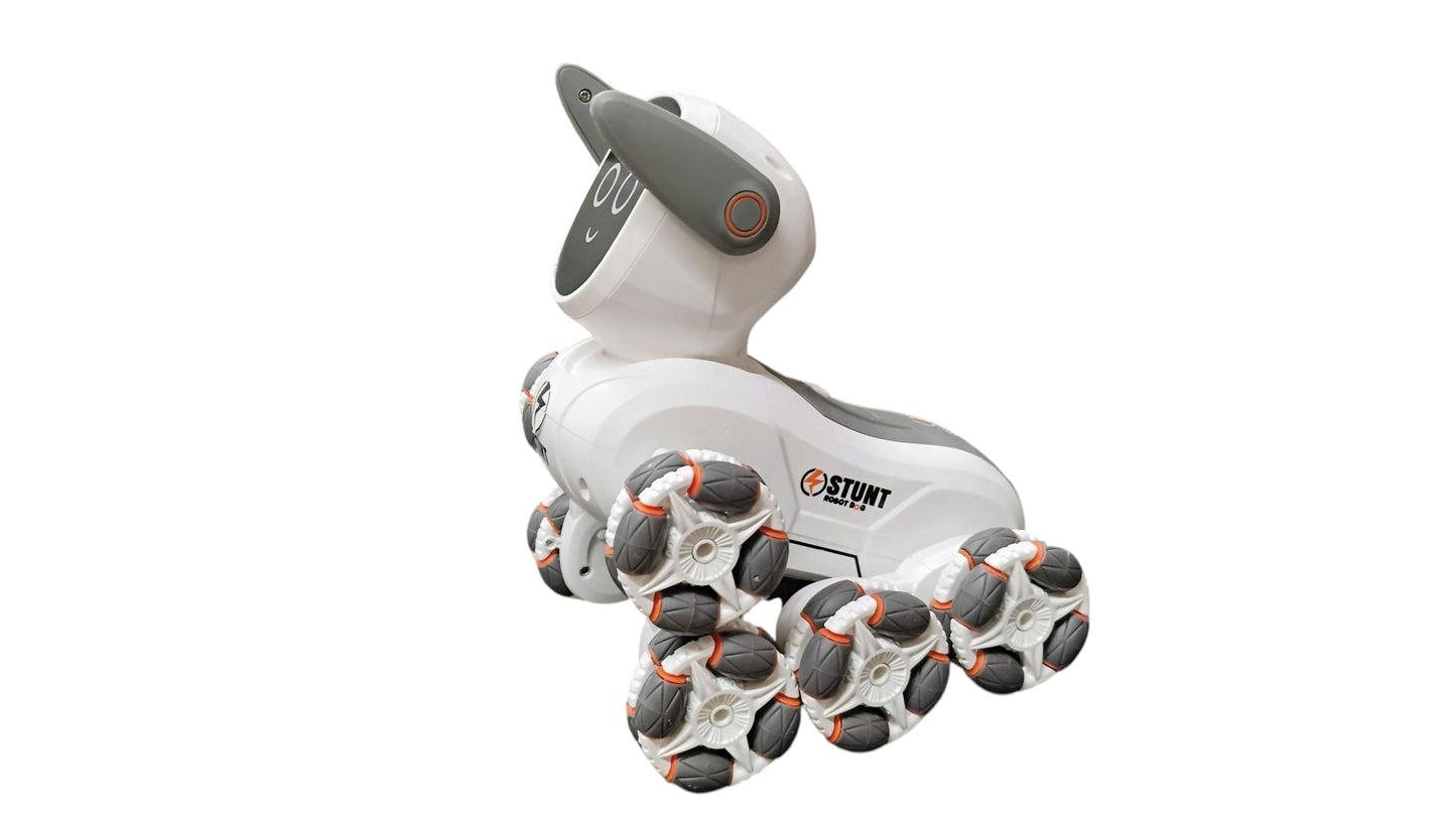 RC ROBOT DOG 8-KOŁOWY INTERAKTYWNY PIES ZDALNIE STEROWANY 2.4GHz E2572 EMAJ