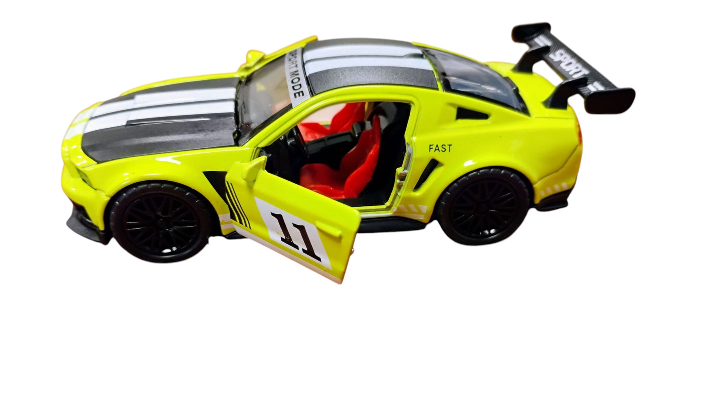 AUTO METALOWY SAMOCHÓD SPORTOWY 12cm LED DŹWIĘK NAPĘD PULLBACK E2559EMAJ