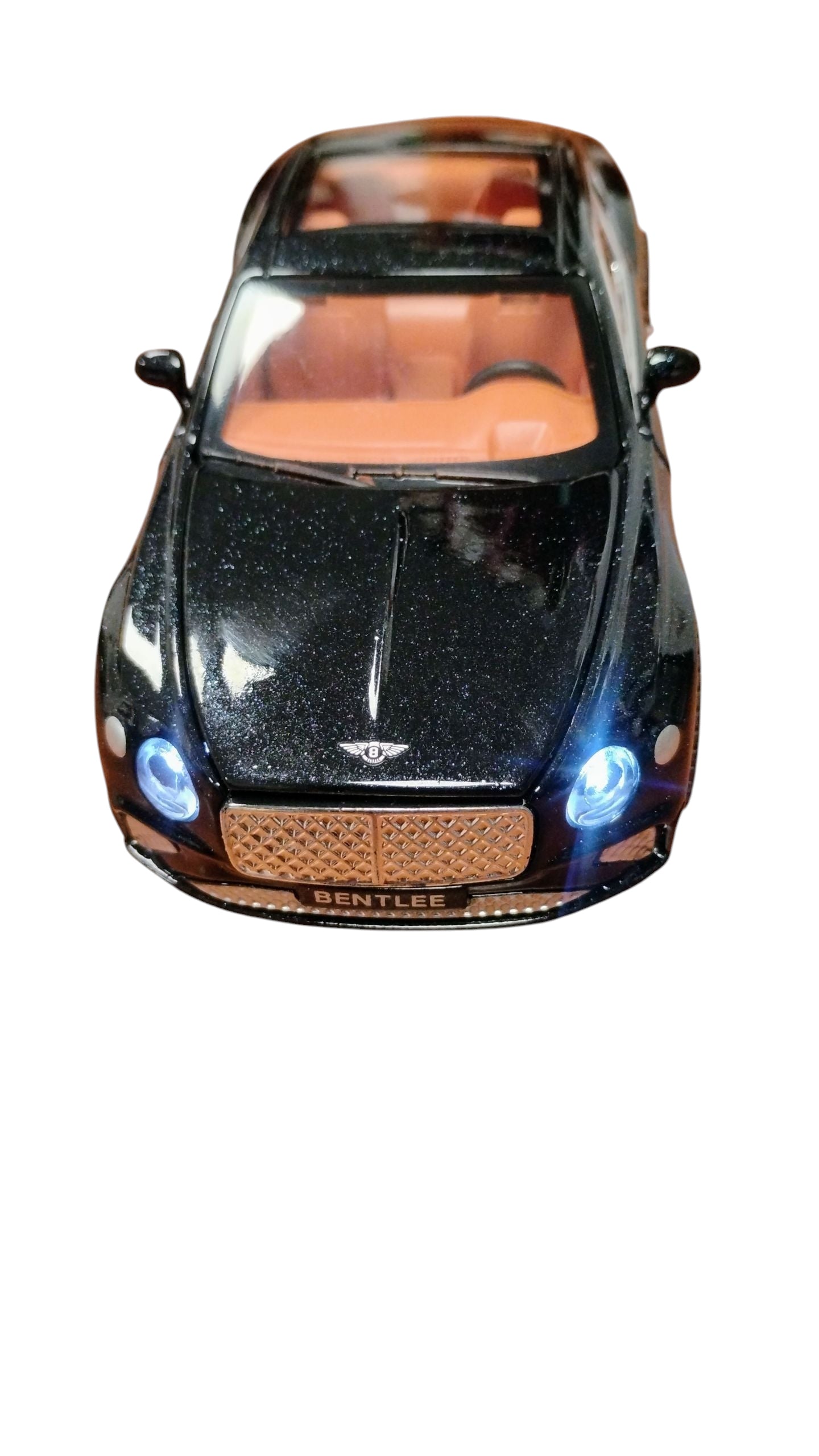 MODEL EKSLUZYWNE AUTO 15CM METAL LED DŹWIĘK CZARNY LUB BIAŁY E2542 EMAJ