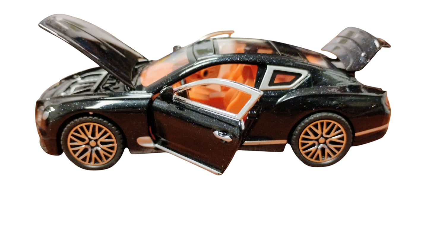 MODEL EKSLUZYWNE AUTO 15CM METAL LED DŹWIĘK CZARNY LUB BIAŁY E2542 EMAJ