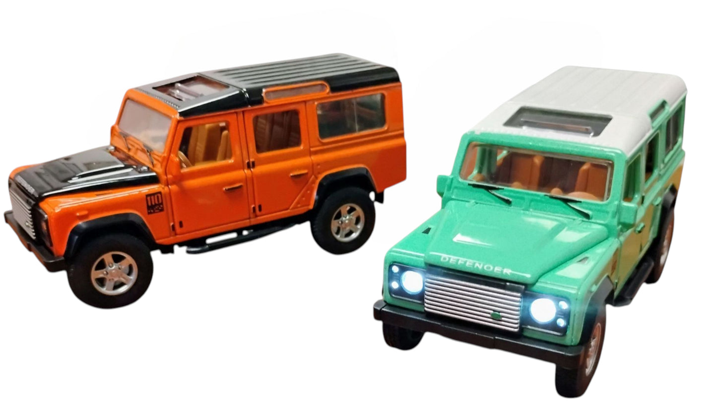 METALOWY SAMOCHÓD TERENOWY SUV 15cm LED DŹWIĘK AUTO NAPĘD E2532 EMAJ