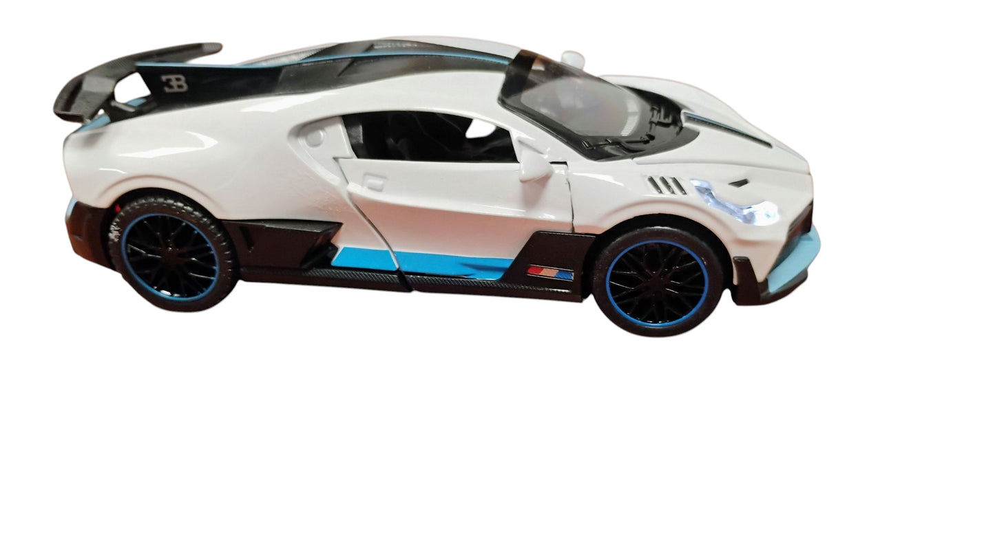 SPORTOWY SAMOCHÓD AUTO METAL 15cm LED OTWIERANE DRZWI 4 KOLORY E2540 EMAJ