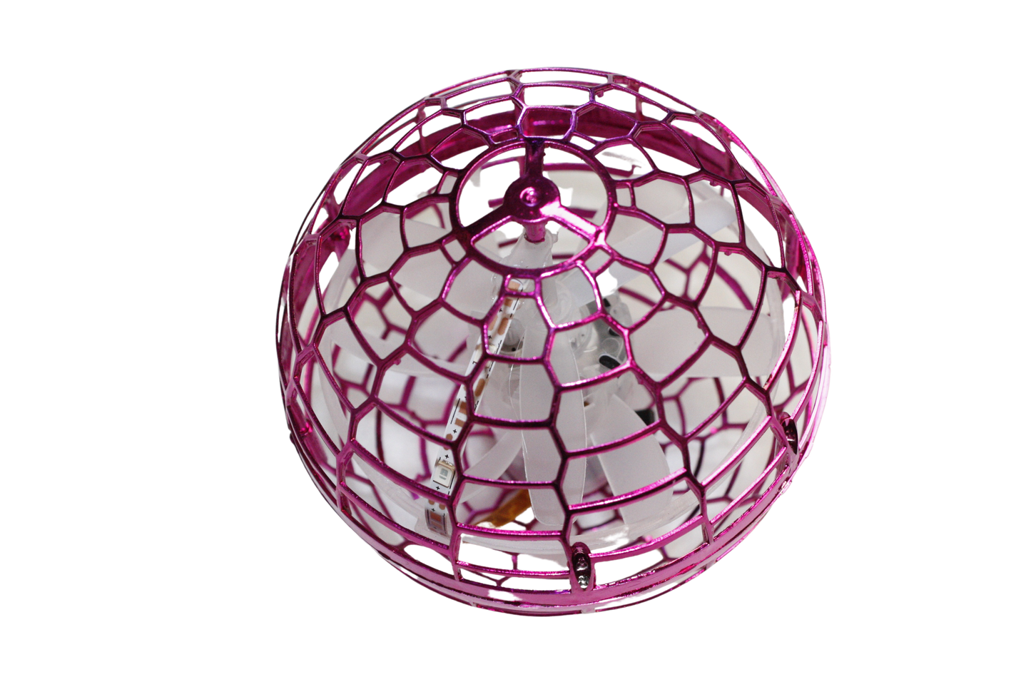 LATAJĄCA PIŁKA FIDGET SPINNER Flynova LED ŚWIECI KULA 2051 EMAJ