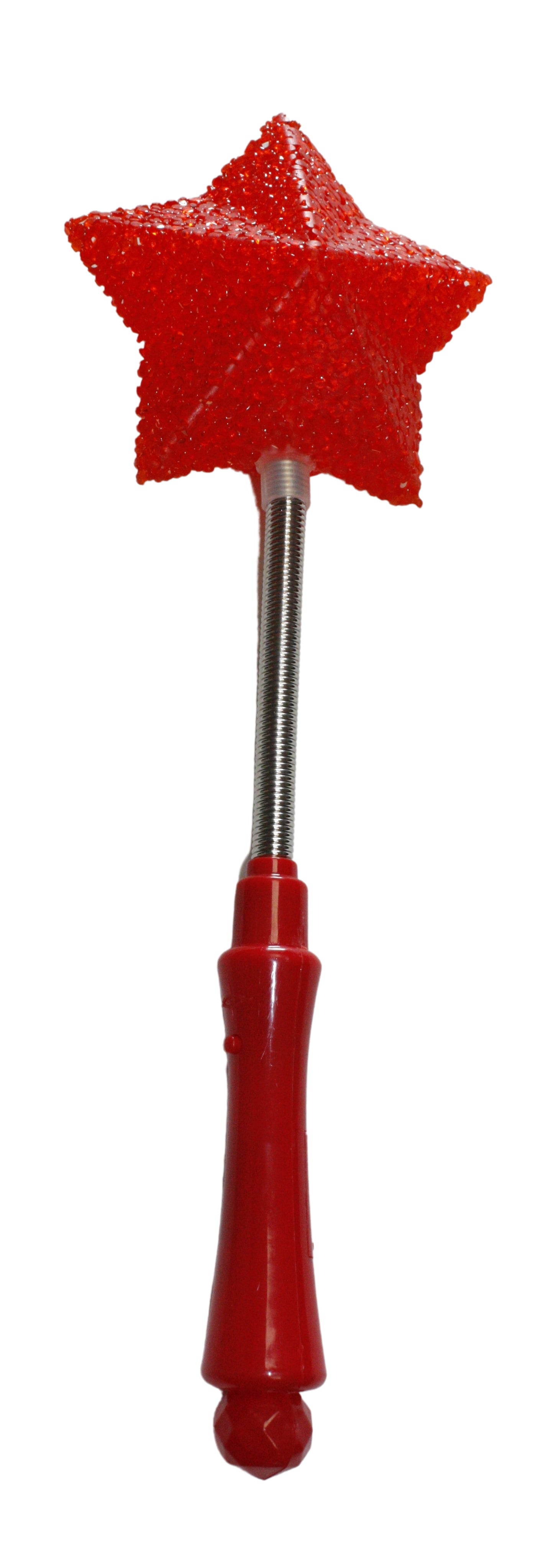 ŚWIECĄCA GWIAZDA NA SPRĘŻYNIE GUMOWE KSZTAŁTY LED 36CM GADŻETY ŚWIECĄCE E1300 EMAJ