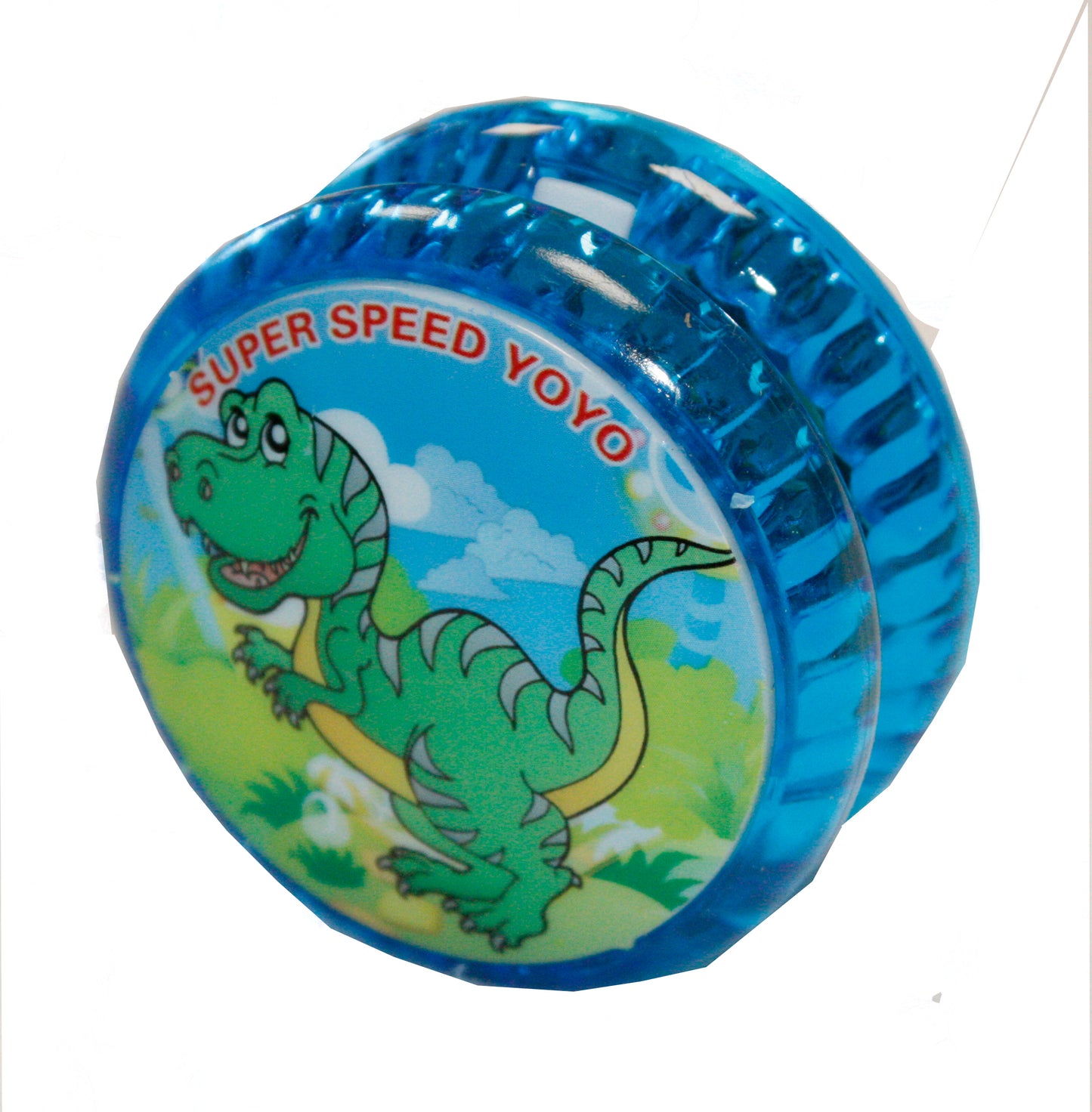 JOJO YOYO KOLOROWE DINOZAURY 6cm ŚWIECĄCE SZNUREK E1683 EMAJ