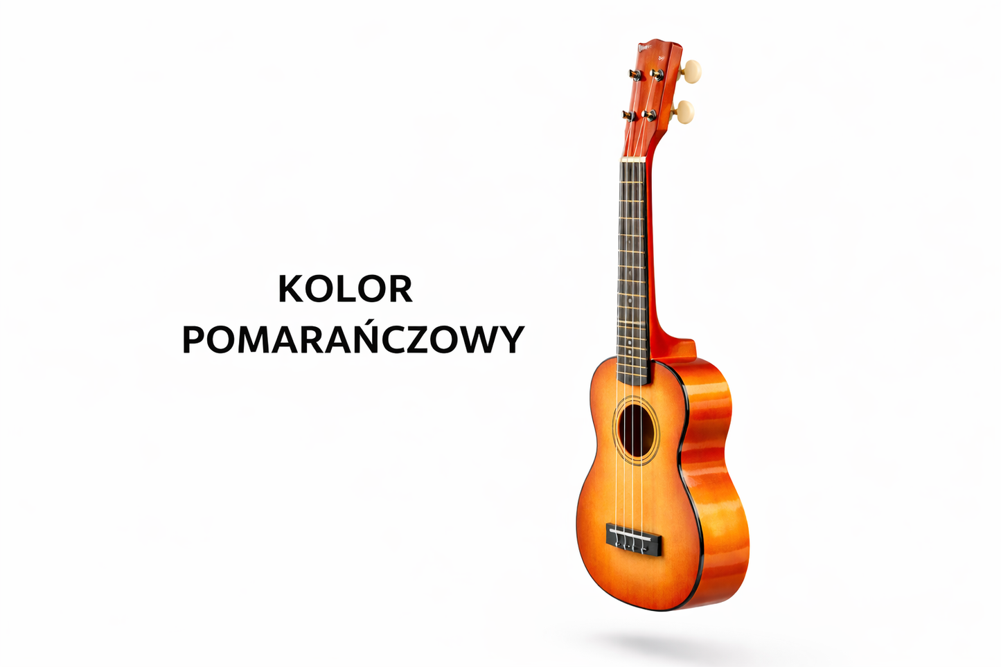 DREWNIANA GITARA 6 STRUN METALOWYCH 54 CM E1499 EMAJ