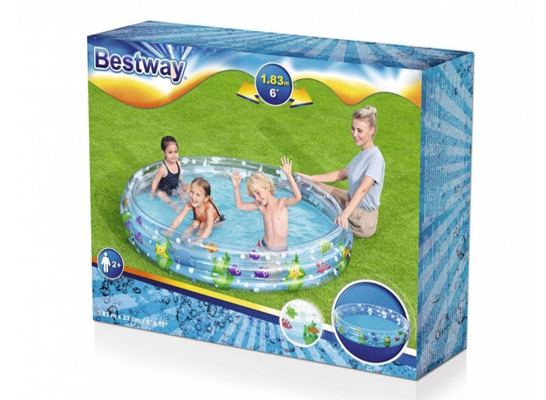 BASEN DMUCHANY MORSKIE ANIMACJE 183CMX33CM 2+ BESTWAY EMAJ