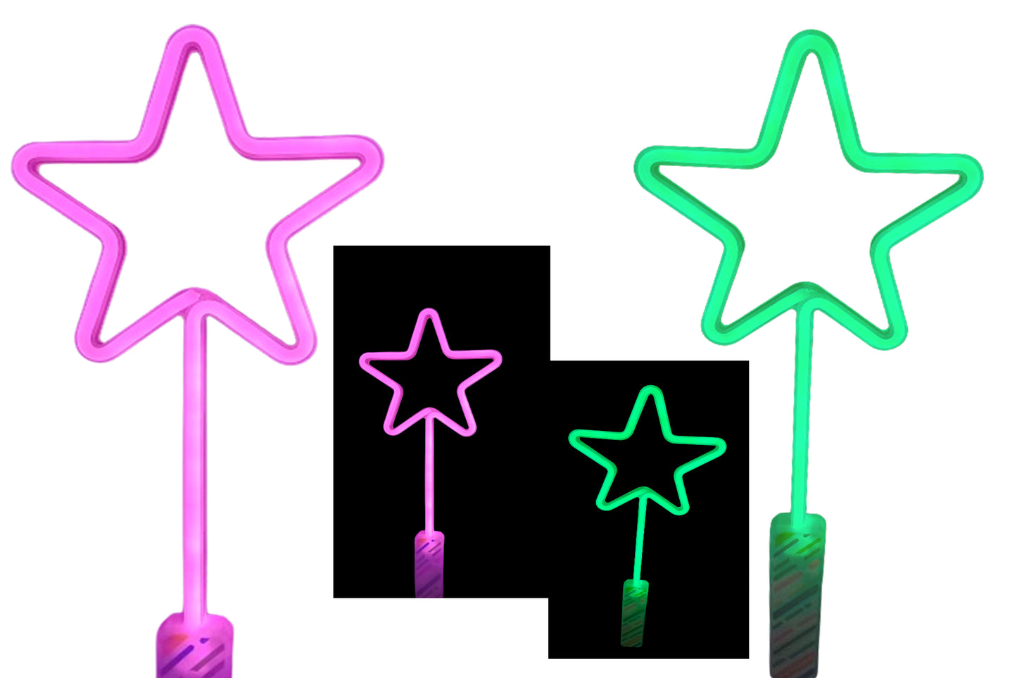 HIT! MAGICZNA RÓŻDŻKA GWIAZDA MOCNY LED 46CM GWIAZDKA LED E2121 EMAJ