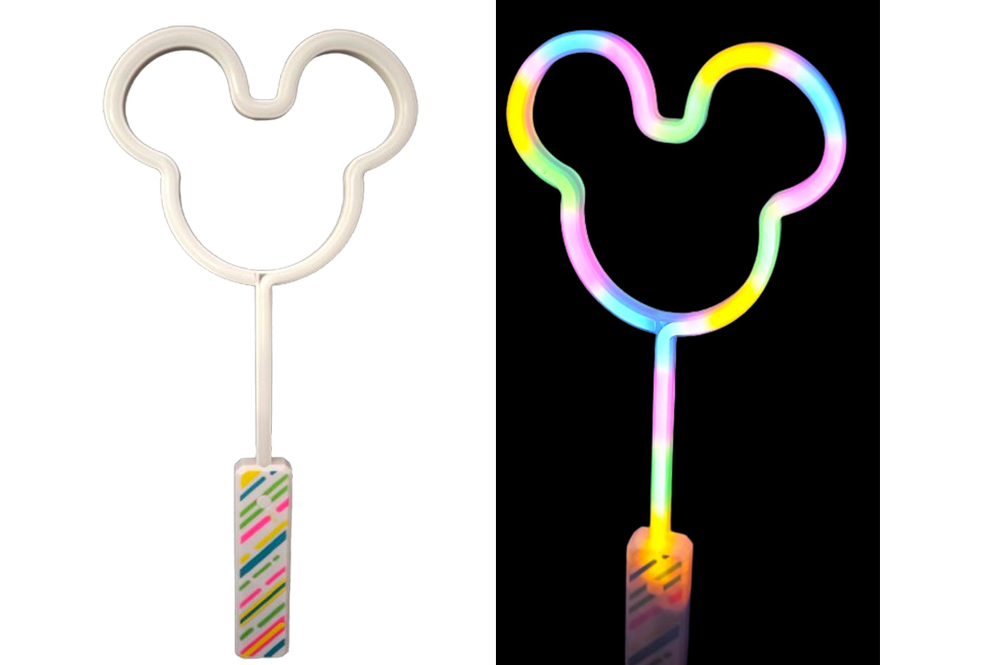 RÓŻDŻKA MYSZKA MIKI MULTIKOLOR 43CM ŚWIECACA LED E2120 EMAJ