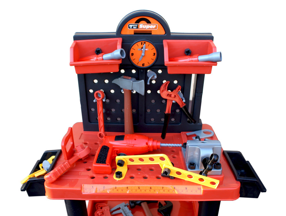 ZESTAW NARZĘDZIA STOLIK POMARAŃCZOWY 70CM E2386 EMAJ