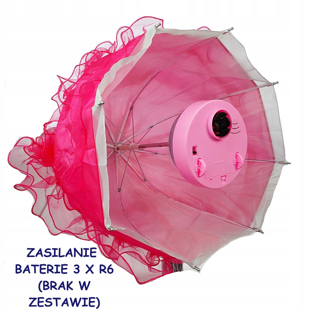 Lalka w stylu Wiktoriańskim piękna melodia kula disco led 58 cm E0631 EMAJ