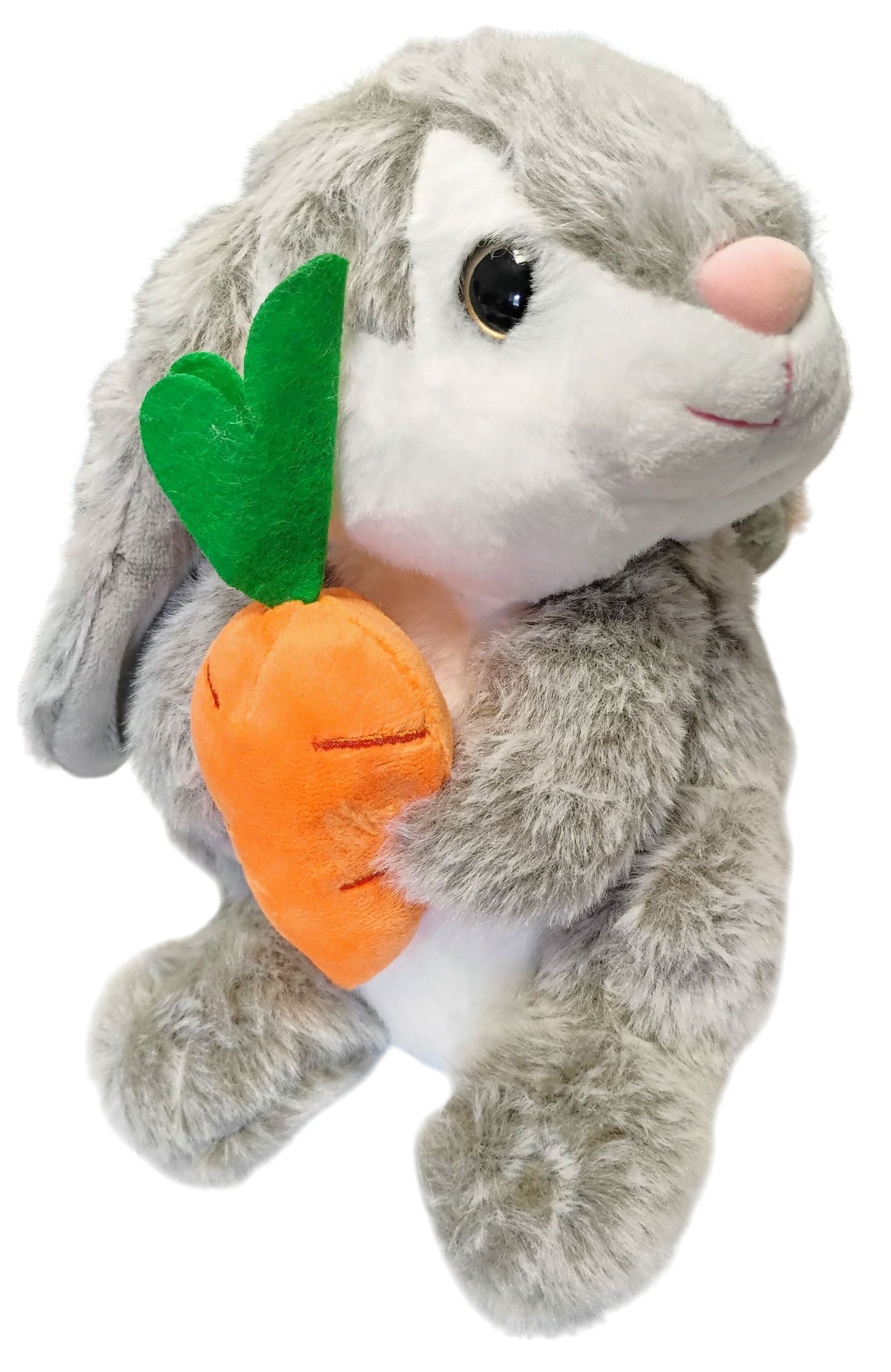 PLUSZOWY ZAJĄCZEK Z MARCHEWKĄ KRÓLIK MASKOTKA KRÓLICZEK 20cm E2724 EMAJ