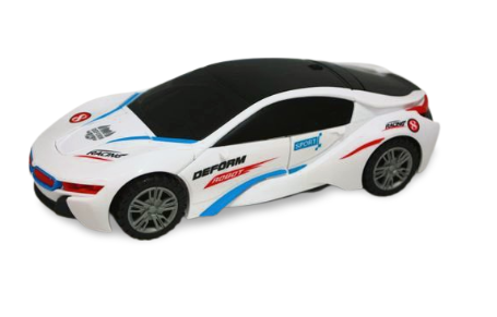 AUTO ROBOT TRANSFORMERS 2W1 PODŚWIETLANY Z DŹWIĘKIEM E1162 EMAJ