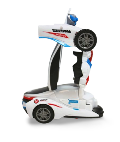 AUTO ROBOT TRANSFORMERS 2W1 PODŚWIETLANY Z DŹWIĘKIEM E1162 EMAJ