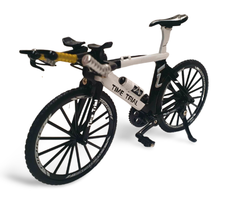 ROWER KOLARKA MODEL METALOWY RAMA OBRACANY UKŁAD NAPĘDOWY 1:8 SKALA E1128 EMAJ