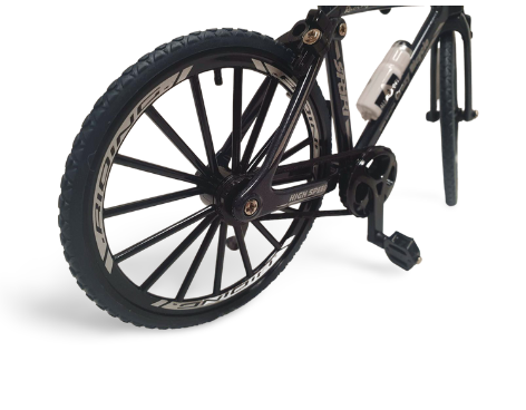 ROWER KOLARKA MODEL METALOWY RAMA OBRACANY UKŁAD NAPĘDOWY 1:8 SKALA E1128 EMAJ
