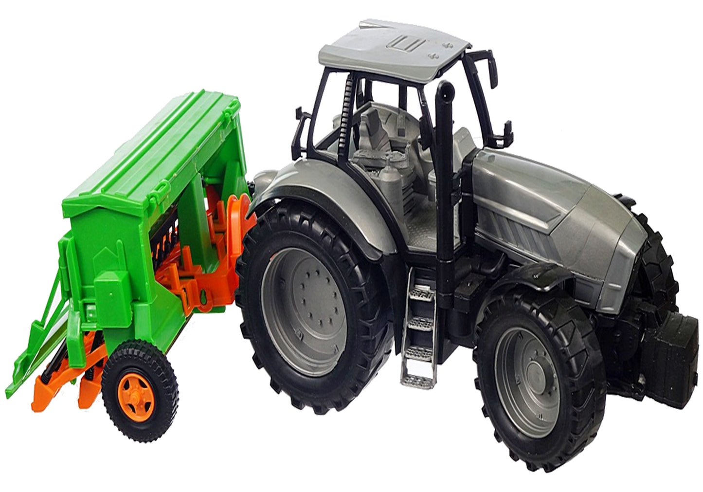 TRAKTOR Z SIEWNIKIEM PRZYCZEPĄ 42CM E0666 EMAJ