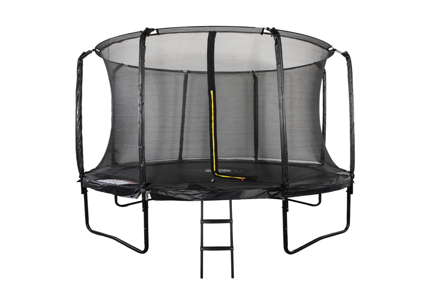 TRAMPOLINA OGRODOWA CZARNA MOCNA 12f 3,66M E1022 EMAJ