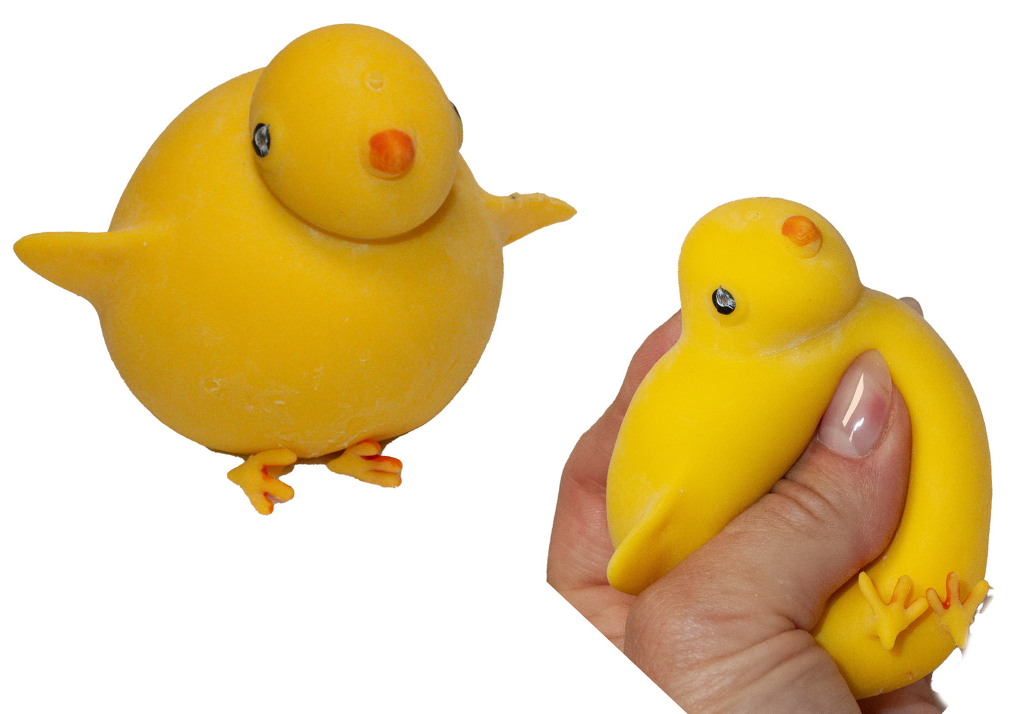 GNIOTEK KURCZAK ANTYSTRESOWY MIĘKKI 9cm E1256 EMAJ