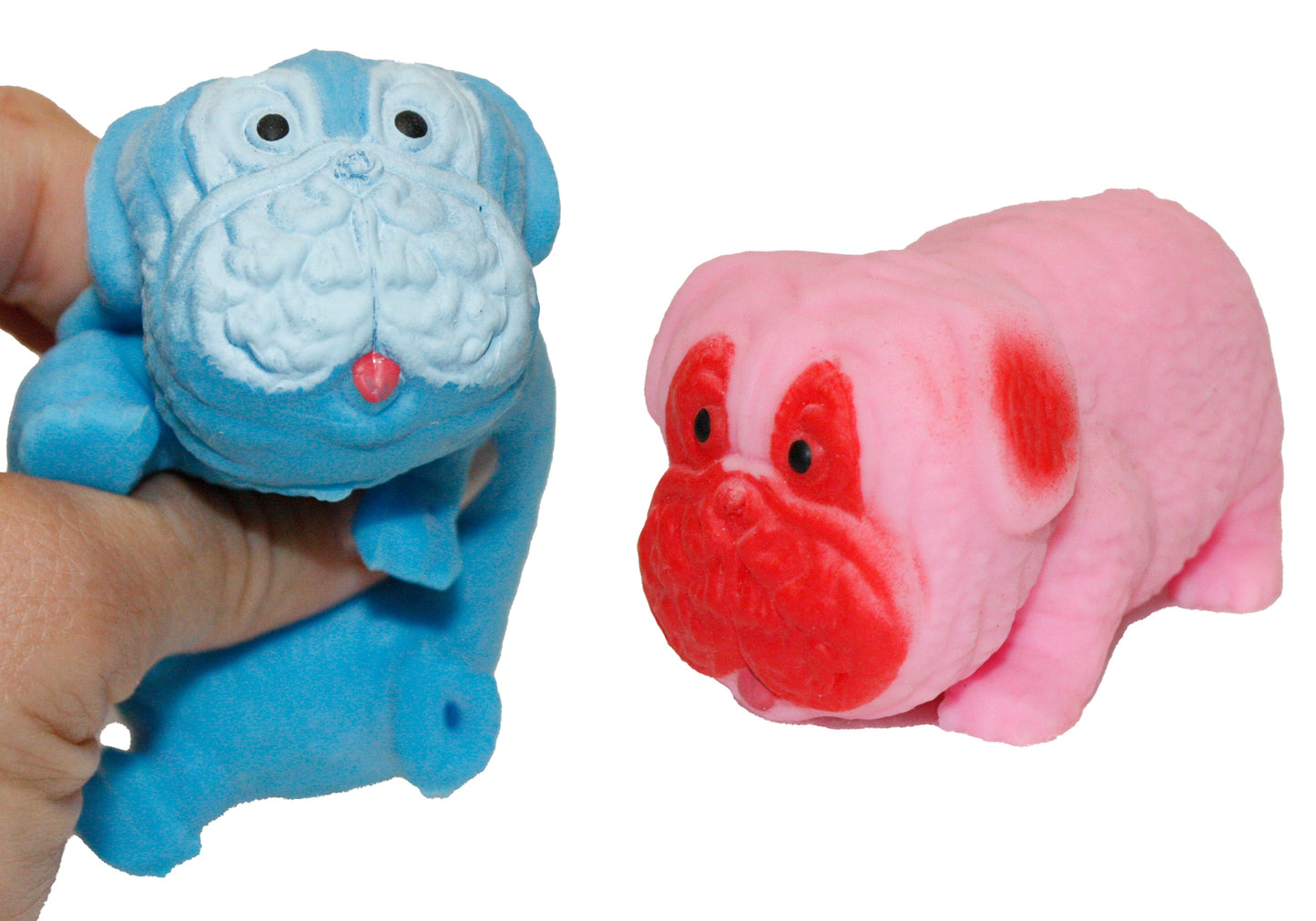 GNIOTEK PIESEK ANTYSTRESOWY BULDOG 4 KOLORY 8cm E1253 EMAJ