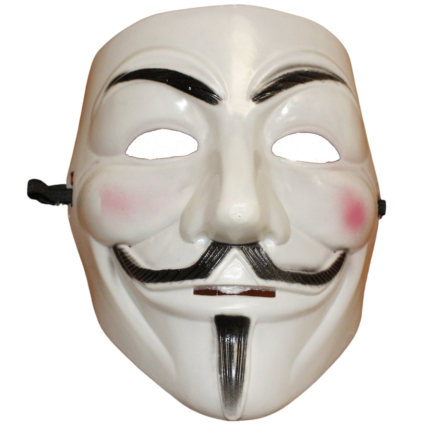 MASKA BIAŁA Z BRÓDKĄ GUMKA UNIWERSALNY ROZMIAR E1299 EMAJ