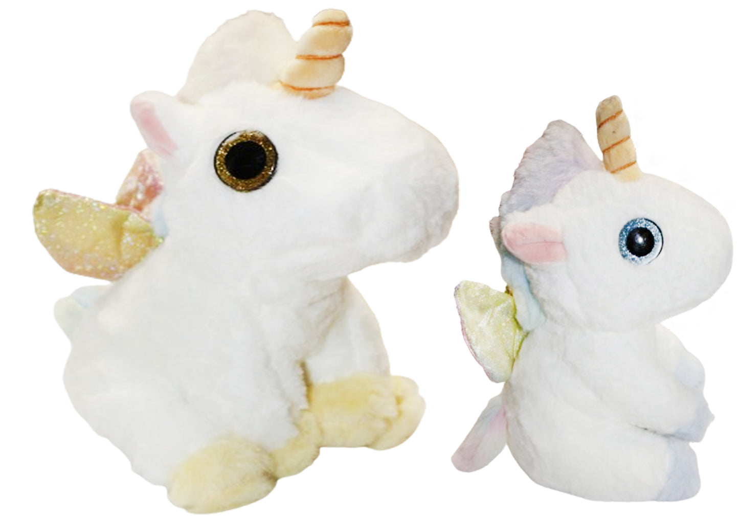 MASKOTKA JEDNOROŻEC PUCHATY UNICORN 25CM 3KOLORY E2214 EMAJ