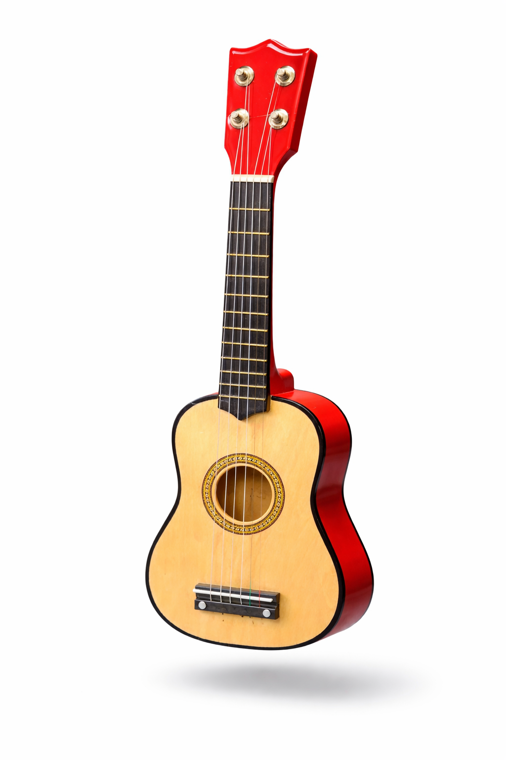 DREWNIANA GITARA 6 STRUN METALOWYCH 54 CM E1499  EMAJ
