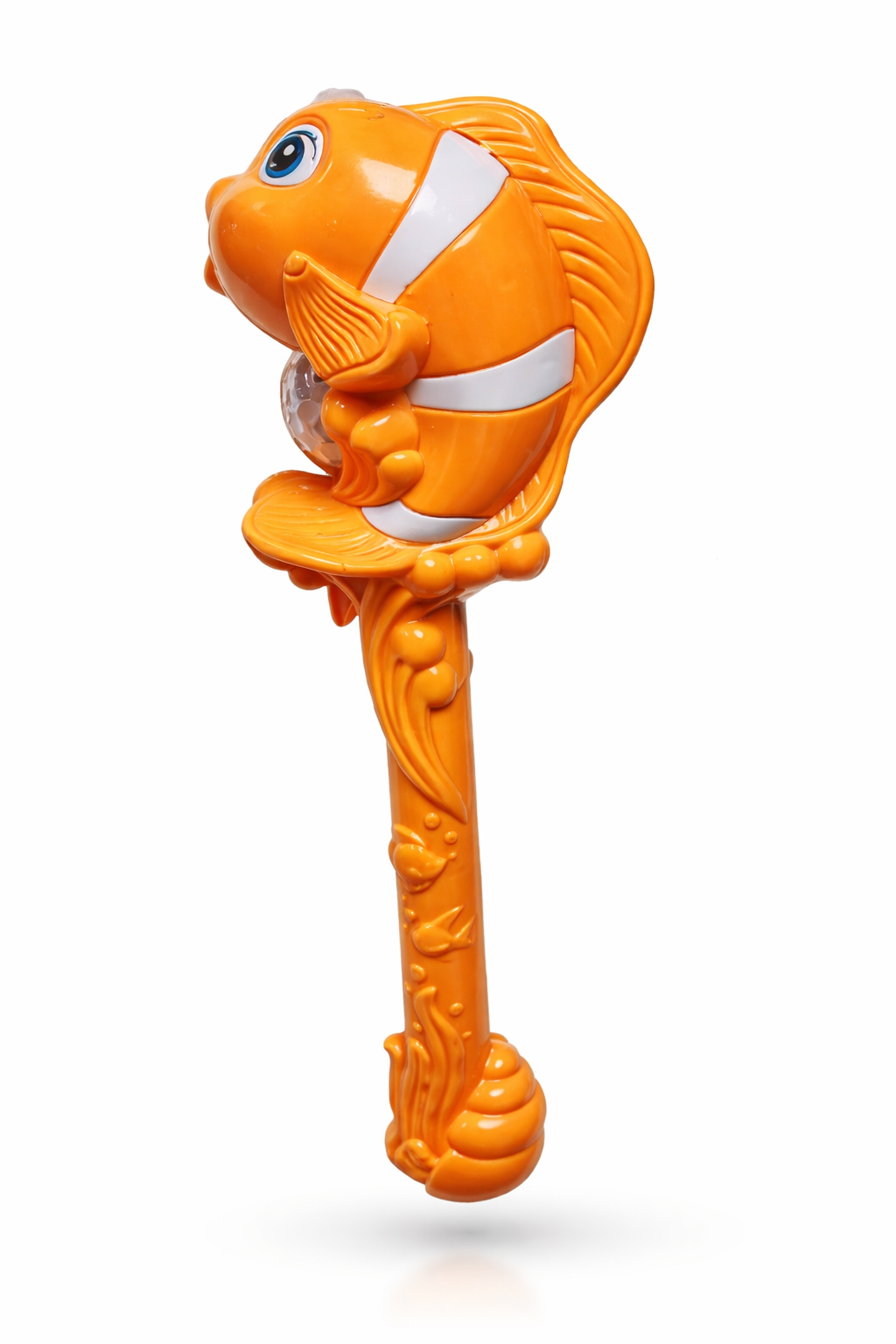 RÓŻDŻKA RYBKA NEMO Z PARĄ WODNĄ ŚWIATEŁKA LED DŹWIĘK 34CM E2477 EMAJ