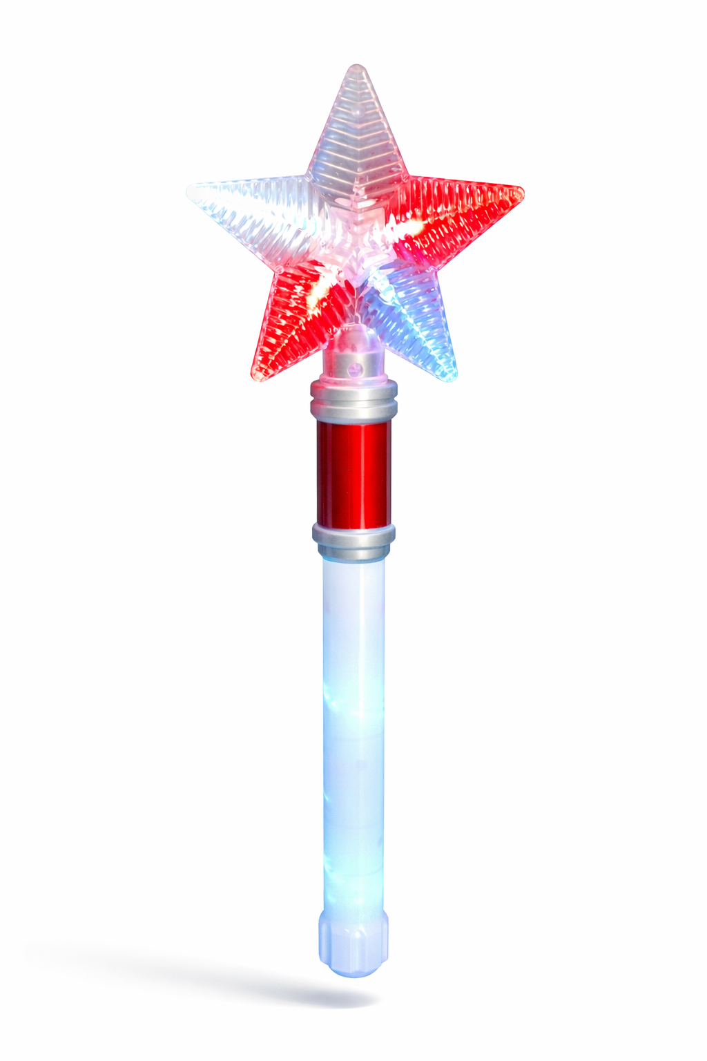 MAGICZNA RÓŻDŻKA LED KSIĘŻNICZKI 38 CM 3 TRYBY ŚWIECENIA BATERIE W ZESTAWIE GWIAZDA E1171 EMAJ