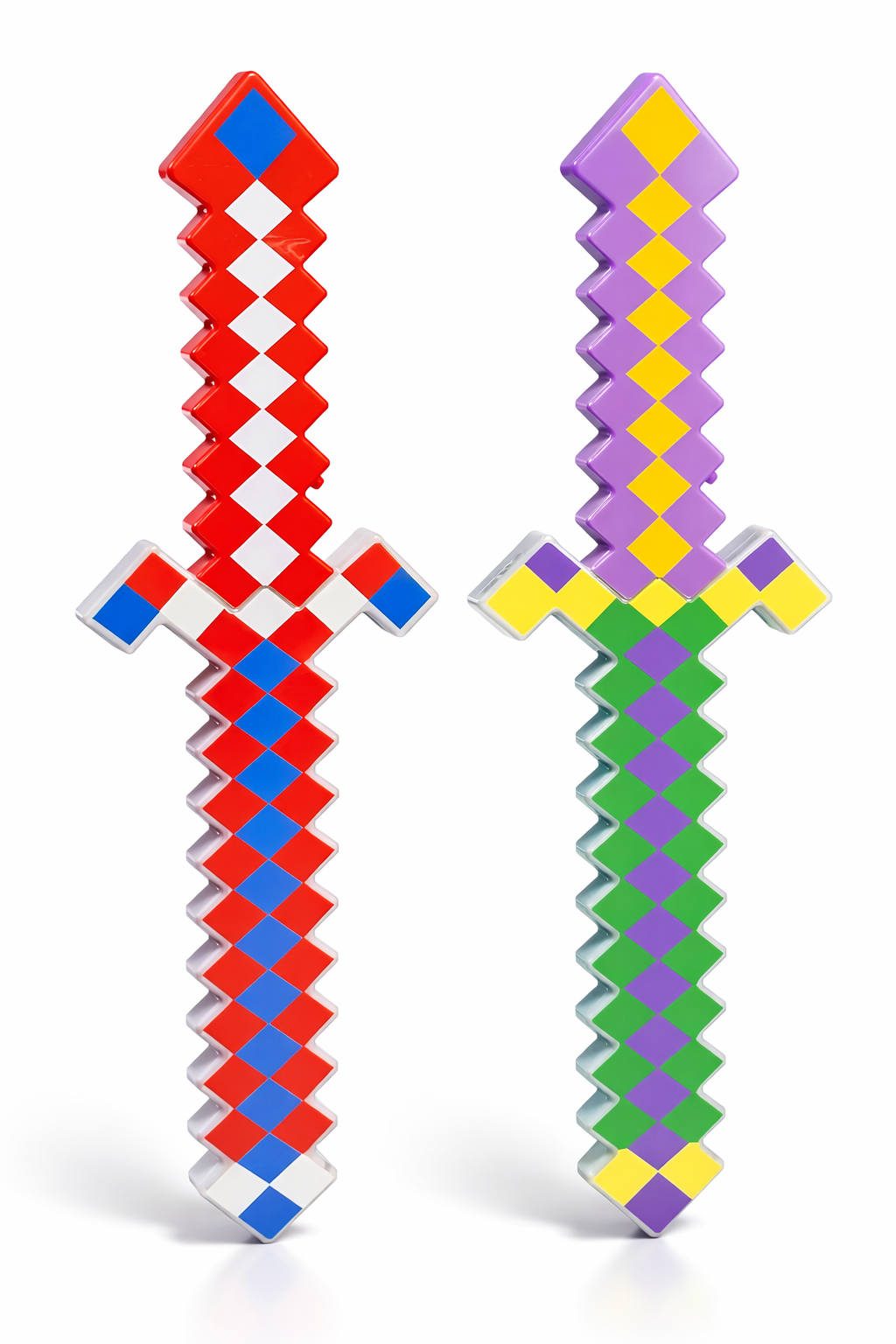 MIECZ LED PIXELOWY ŚWIECĄCY KWADRATY DŹWIĘK 632CM E0905 EMAJ