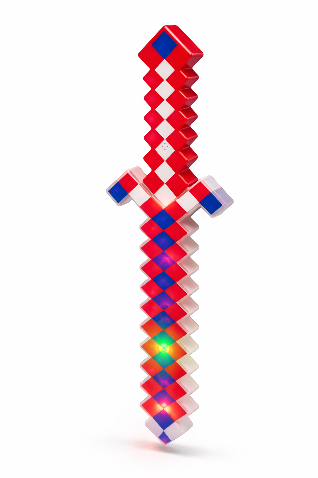 MIECZ LED PIXELOWY ŚWIECĄCY KWADRATY DŹWIĘK 632CM E0905 EMAJ