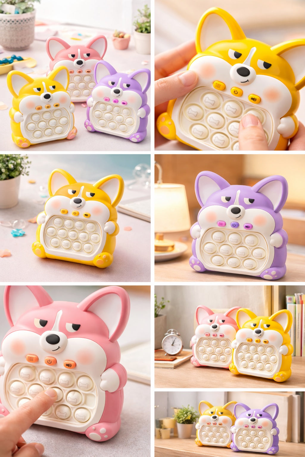 INTERAKTYWNA GRA POPIT PIES CORGI SENSORYCZNA ZABAWKA EDUKACYJNA E2304 EMAJ