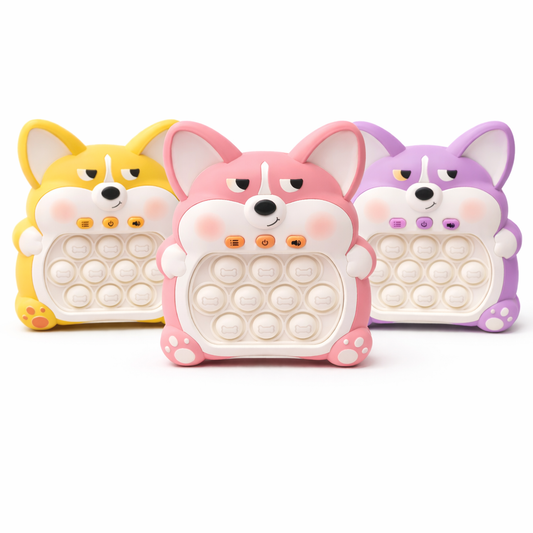 INTERAKTYWNA GRA POPIT PIES CORGI SENSORYCZNA ZABAWKA EDUKACYJNA E2304 EMAJ