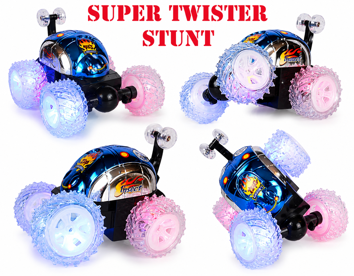 AUTO STUNT PILOT CAR WIRUJĄCY 360o 2,4GHz RC E0877 EMAJ
