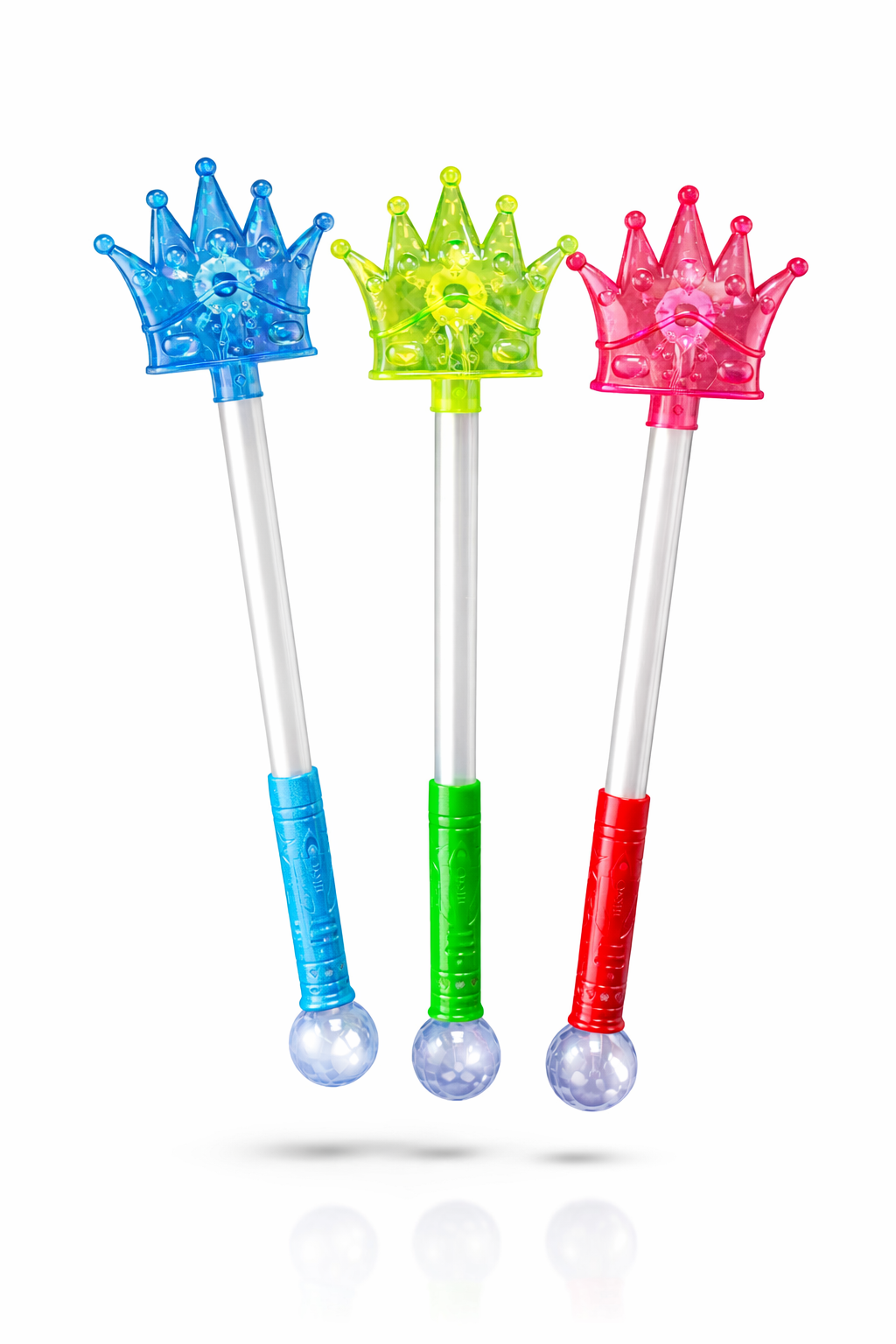 RÓŻDŻKA ŚWIECĄCA KORONA EFEKT KULI DISCO 52cm BEZ DŹWIĘKU 52cm E1507 EMAJ