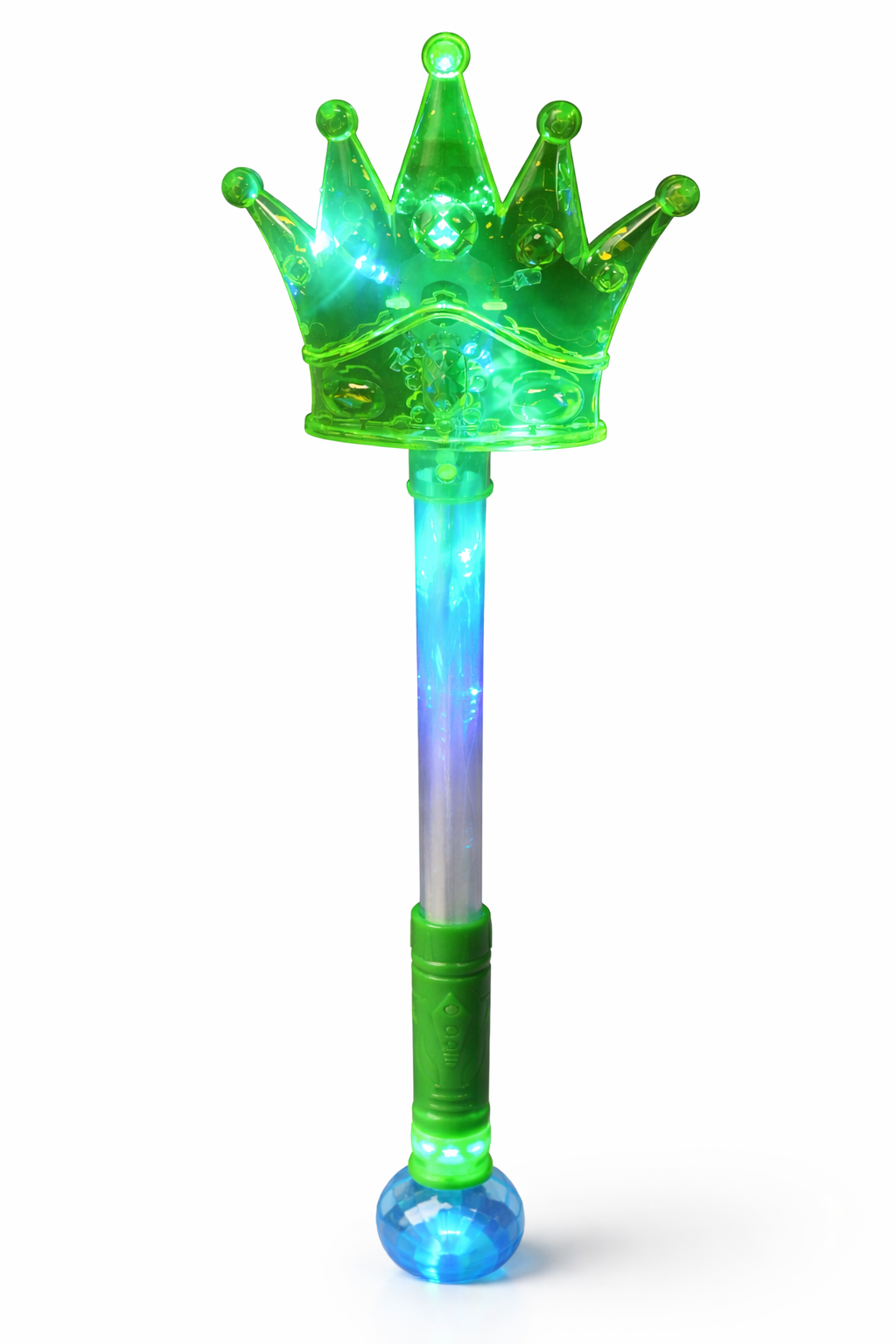 RÓŻDŻKA ŚWIECĄCA KORONA EFEKT KULI DISCO 52cm BEZ DŹWIĘKU 52cm E1507 EMAJ