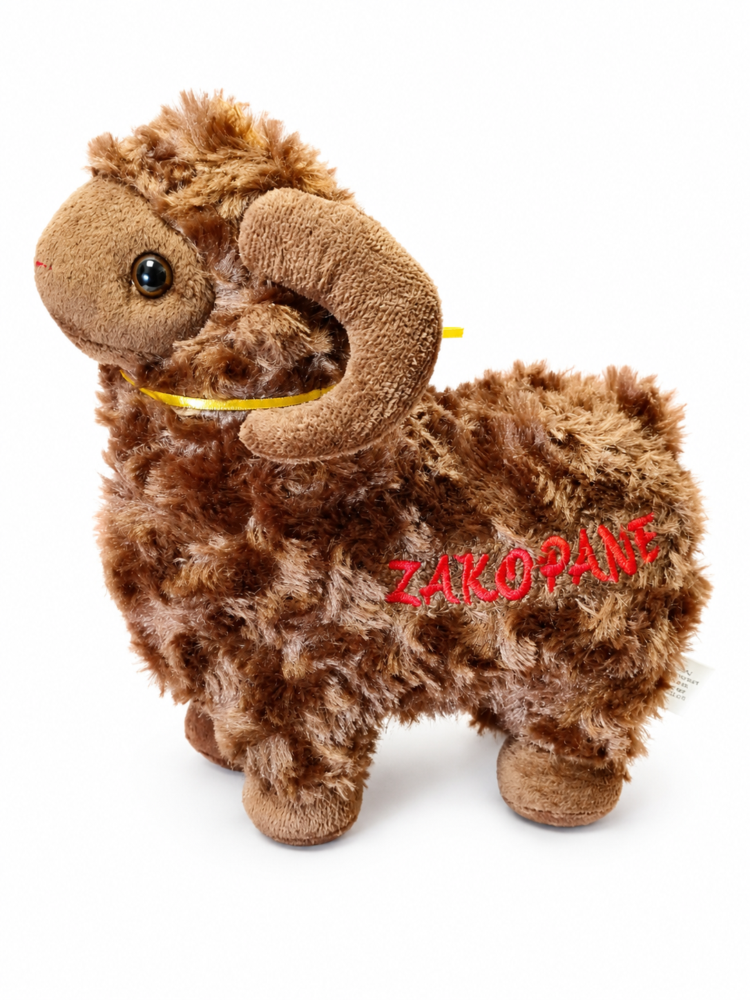 MASKOTKA OWCA BRĄZOWA 25CM Z NAPISEM ZAKOPANE BECZĄCA OWIECZKA E2787 EMAJ