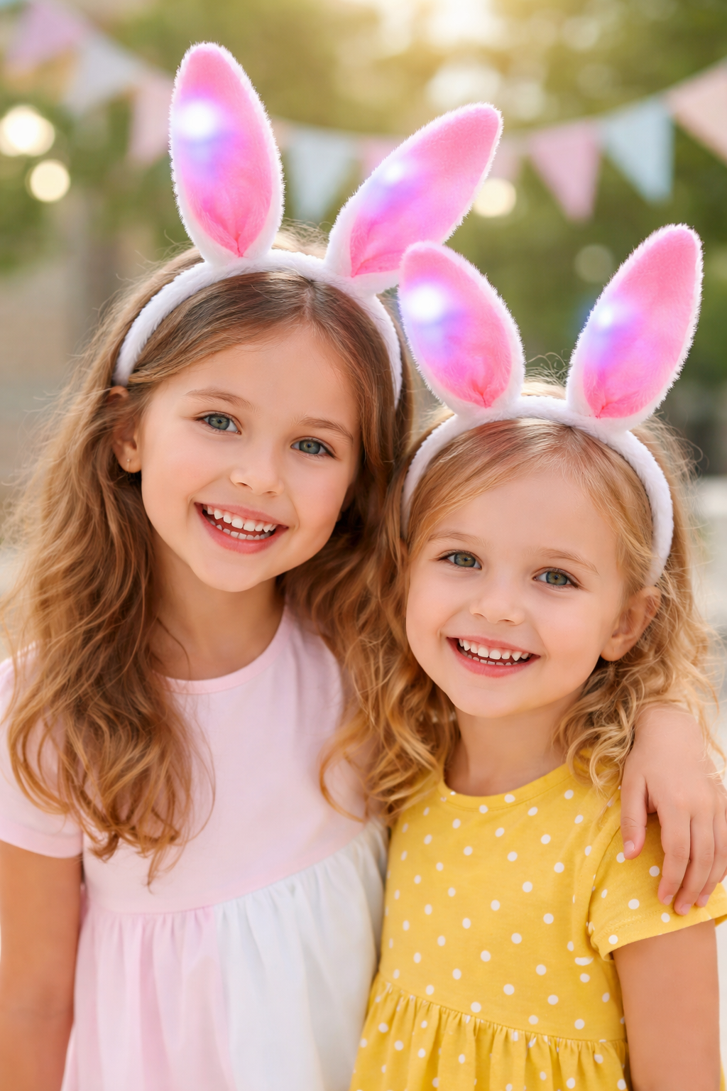 ŚWIEĄCE USZY KRÓLIKA OPASKA NA GŁOWĘ PLAYBOY ŚWIECĄCE GADŻTY  E1593 EMAJ