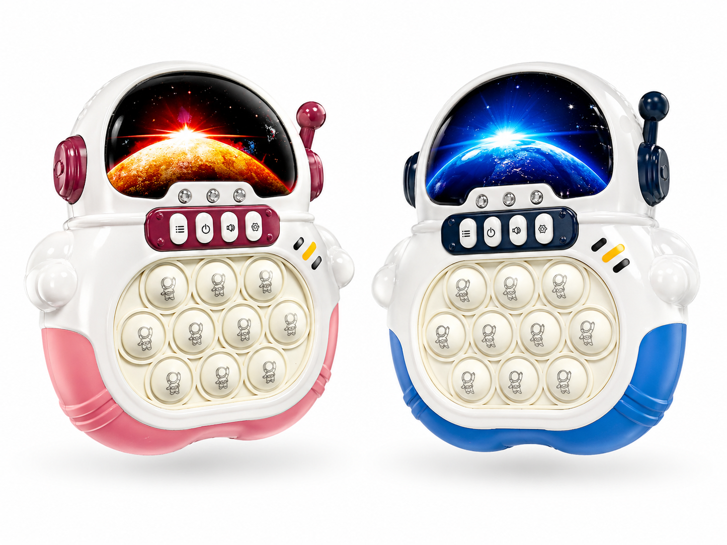 GRA POP IT ASTRONAUTA ELEKTRONICZNA ZRĘCZNOŚCIOWA SENSORYCZNA E2111 EMAJ