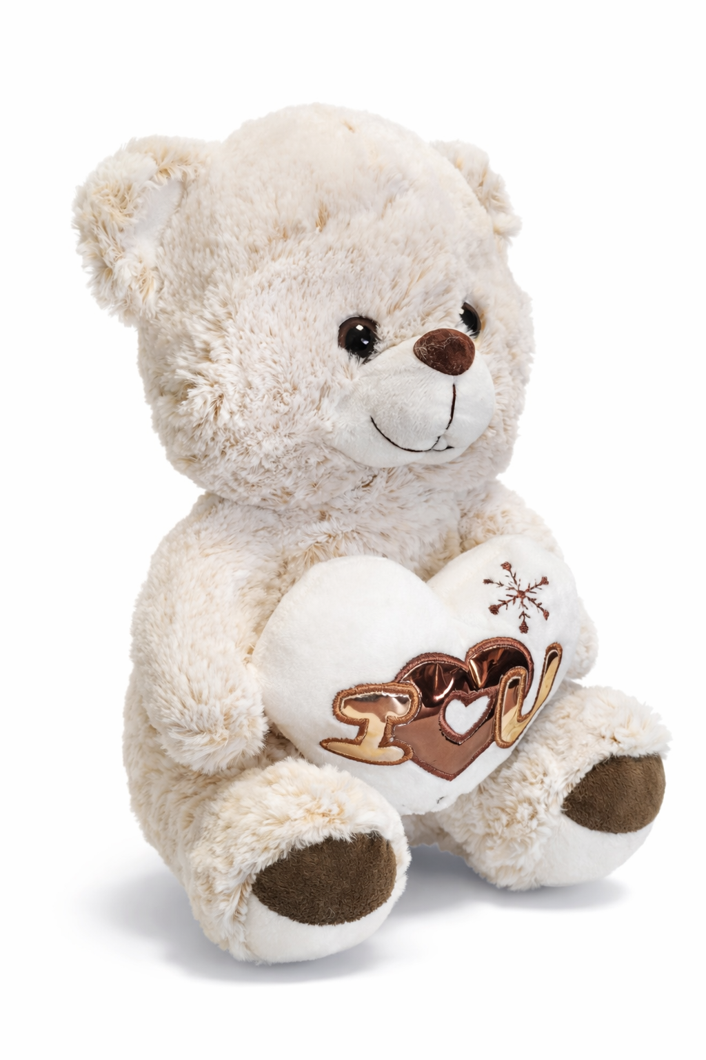 MIŚ PLUSZOWY 32CM SERCE I LOVE YOU 2 KOLORY PRZYTULAK NA PREZENT E2503 EMAJ