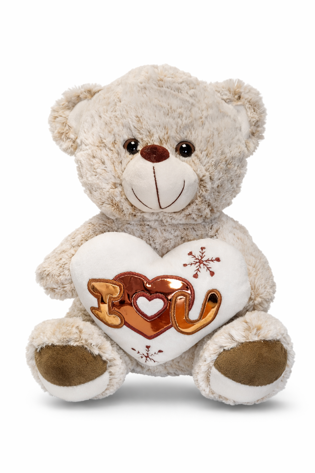 MIŚ PLUSZOWY 32CM SERCE I LOVE YOU 2 KOLORY PRZYTULAK NA PREZENT E2503 EMAJ