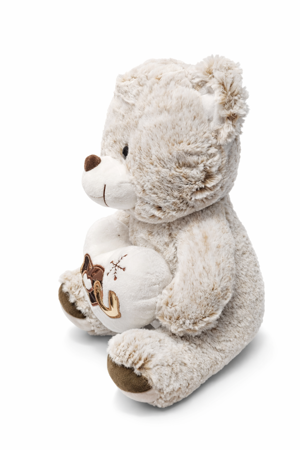 MIŚ PLUSZOWY 32CM SERCE I LOVE YOU 2 KOLORY PRZYTULAK NA PREZENT E2503 EMAJ